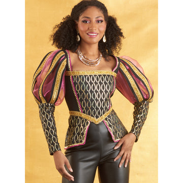 Simplicity Misses' Costume Tops by Andrea Schewe Designs S9627 - Sewing Pattern