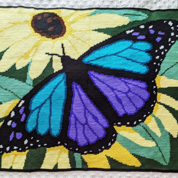 Majestic Butterfly Afghan