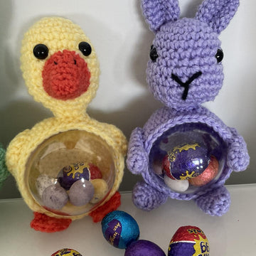 Duck and Bunny Baubles for Easter