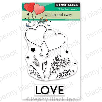 Penny Black Clear Stamps - Up And Away 3"X4"