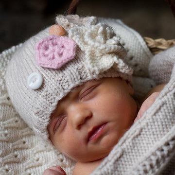 Winter Garden Hat by Little Cupcakes - Bc30