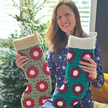 Poinsettia Stocking