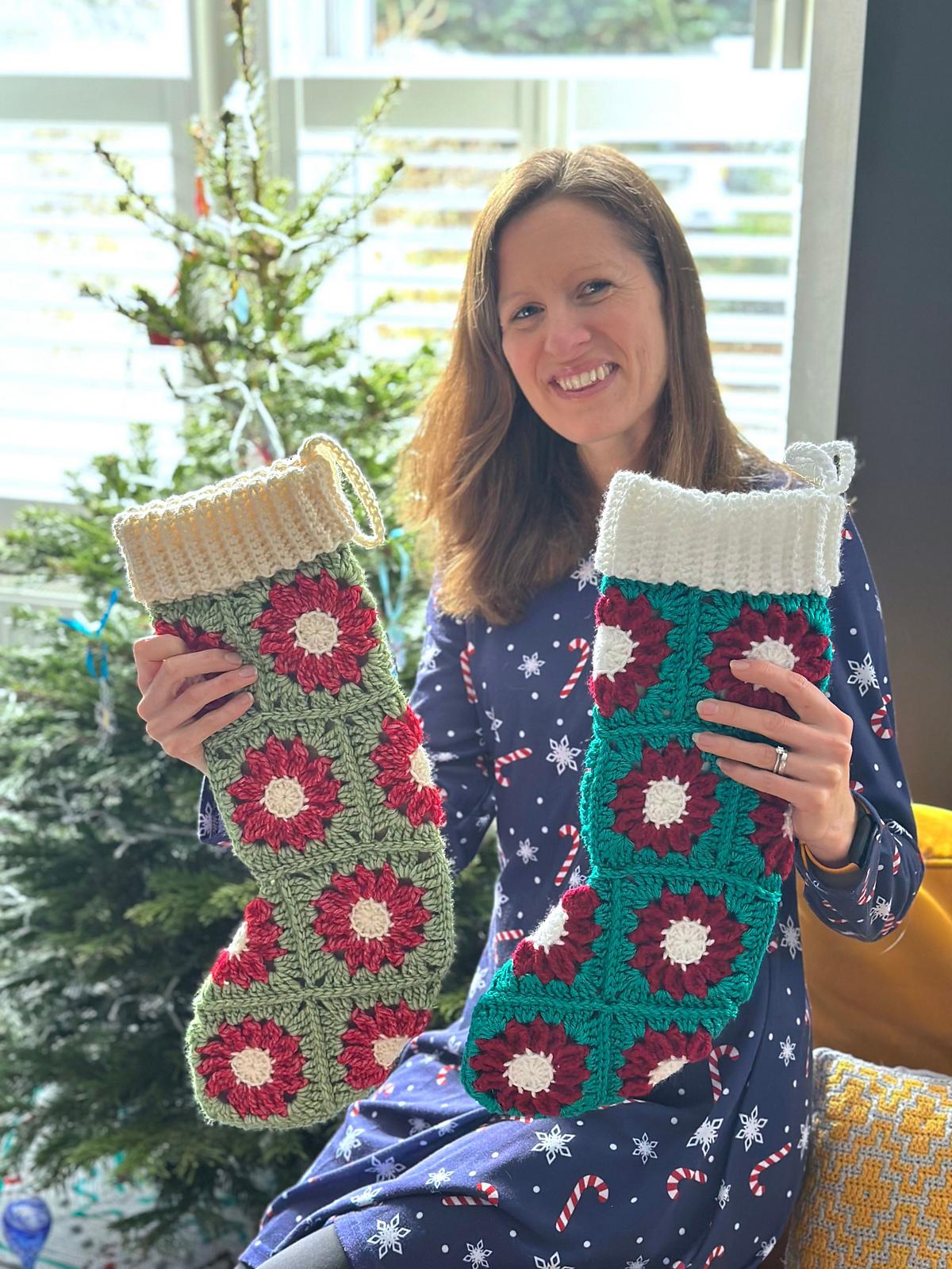 Poinsettia Stocking