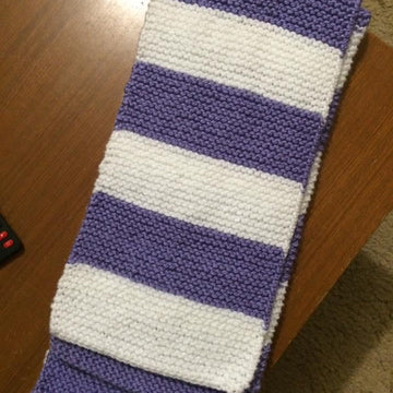 Striped Beanie and Scarf Pattern
