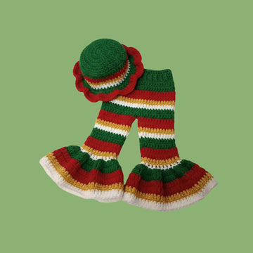 Bell Bottom Pants & Ruffle Hat | Easy PDF Pattern