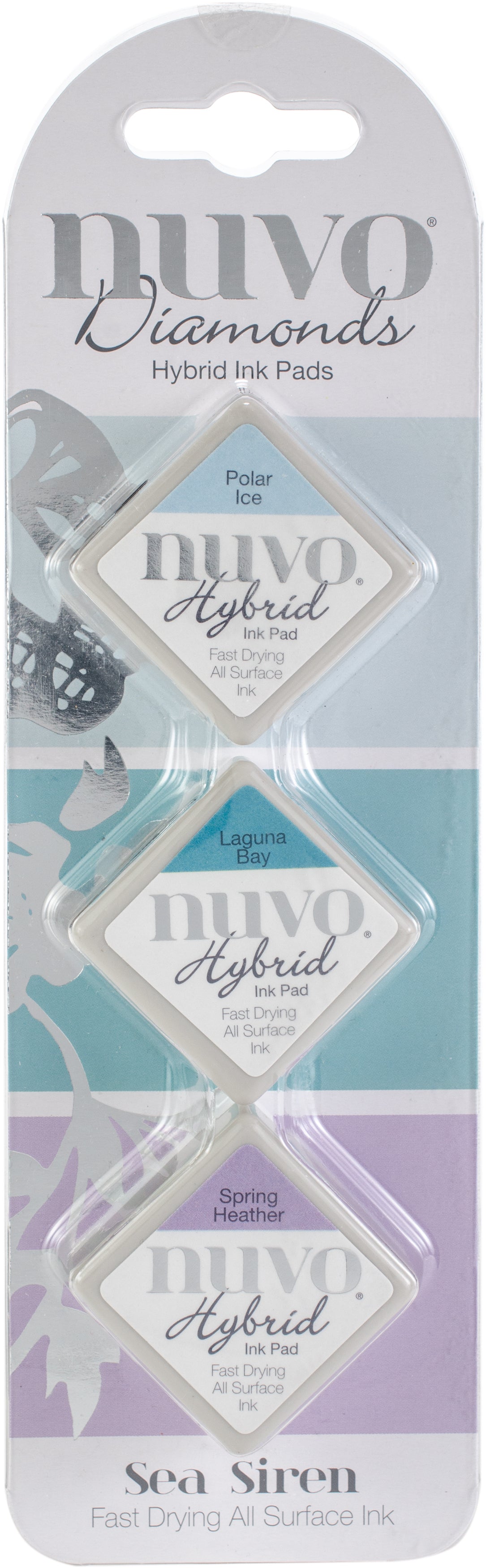 Tonic Studios Nuvo Diamond Hybrid Ink Pads 3/Pkg - Sea Siren