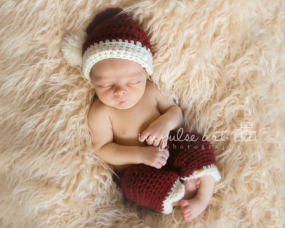 Newborn Santa Hat