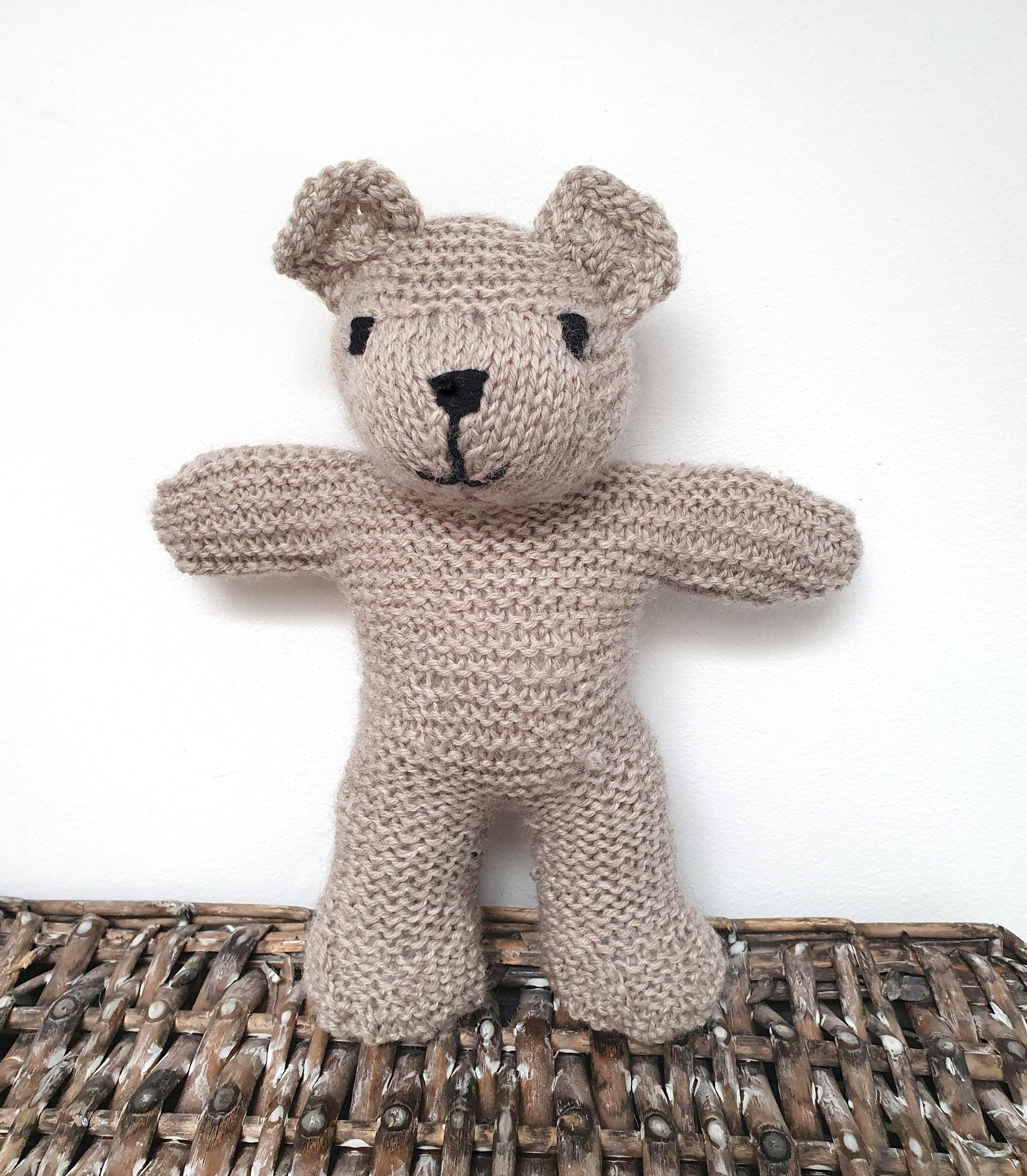 Easy teddy bear knitting pattern