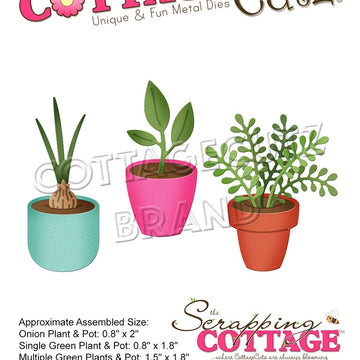 CottageCutz Dies - Potted Plants 2" To .8"
