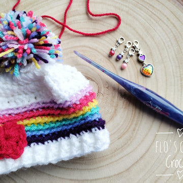 Rainbow Sweetheart Beanie
