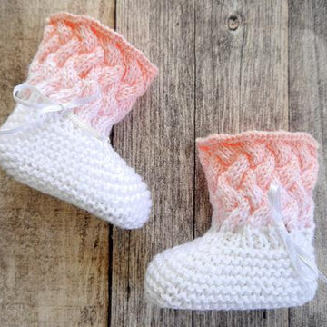 Strickanleitung - Babymütze, Babyschuhe, Babyschal - OMBRÉ - No.163S