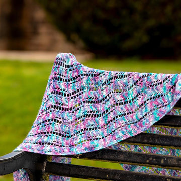 Watercolour Lace Shawl/Scarf