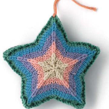 "Christmas Eve Star" - Knitting Pattern For Christmas in Paintbox Yarns Simply DK - DK-XMAS-KNIT-001