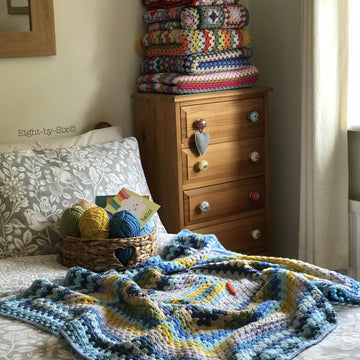 Making Waves Rectangle Granny Blanket