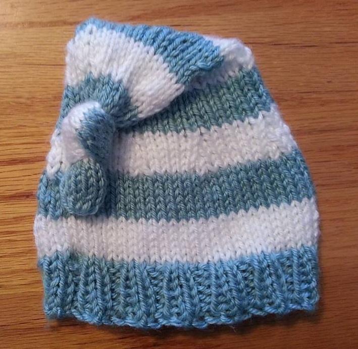 Striped Sleep Cap