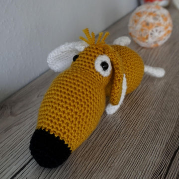 Amigurumi Häkelanleitung für den klugen Hund Bailey ♥