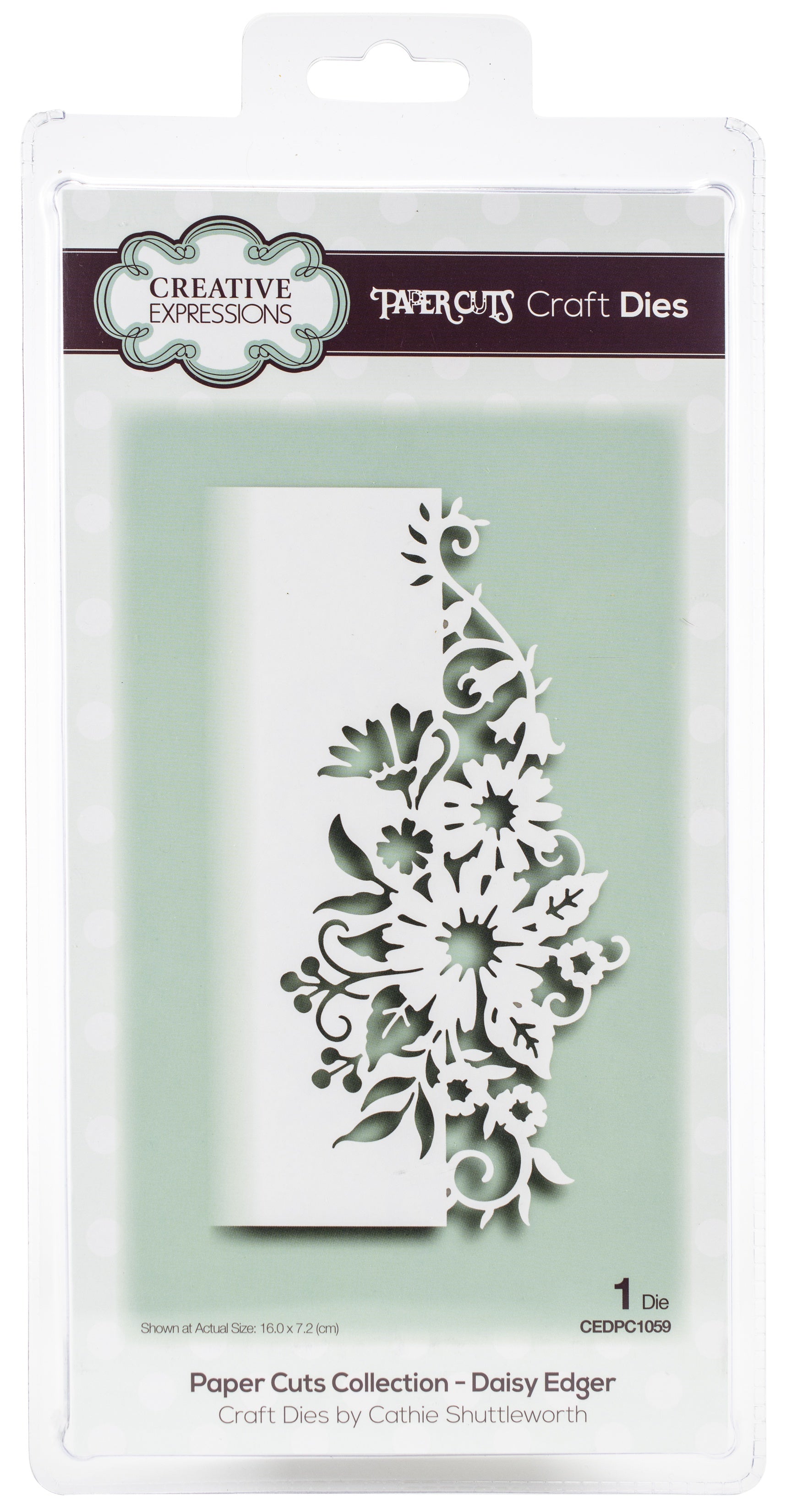 Creative Expressions Paper Cuts Edger Craft Dies - Daisy