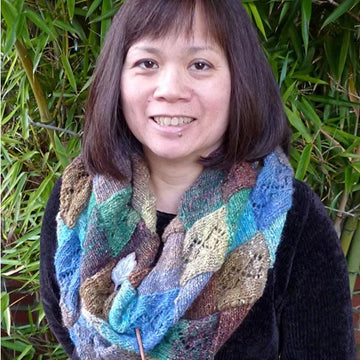 Infinity Entrelac Infinity Scarf