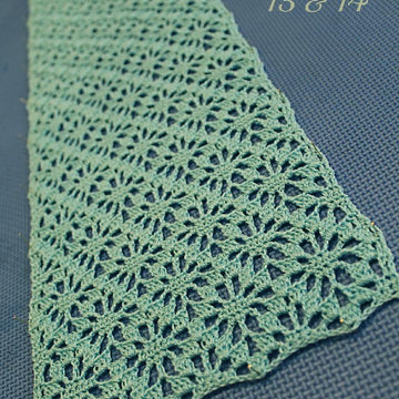 Summer Scarf with Lace Pattern