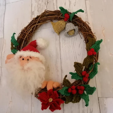 Santa wreath
