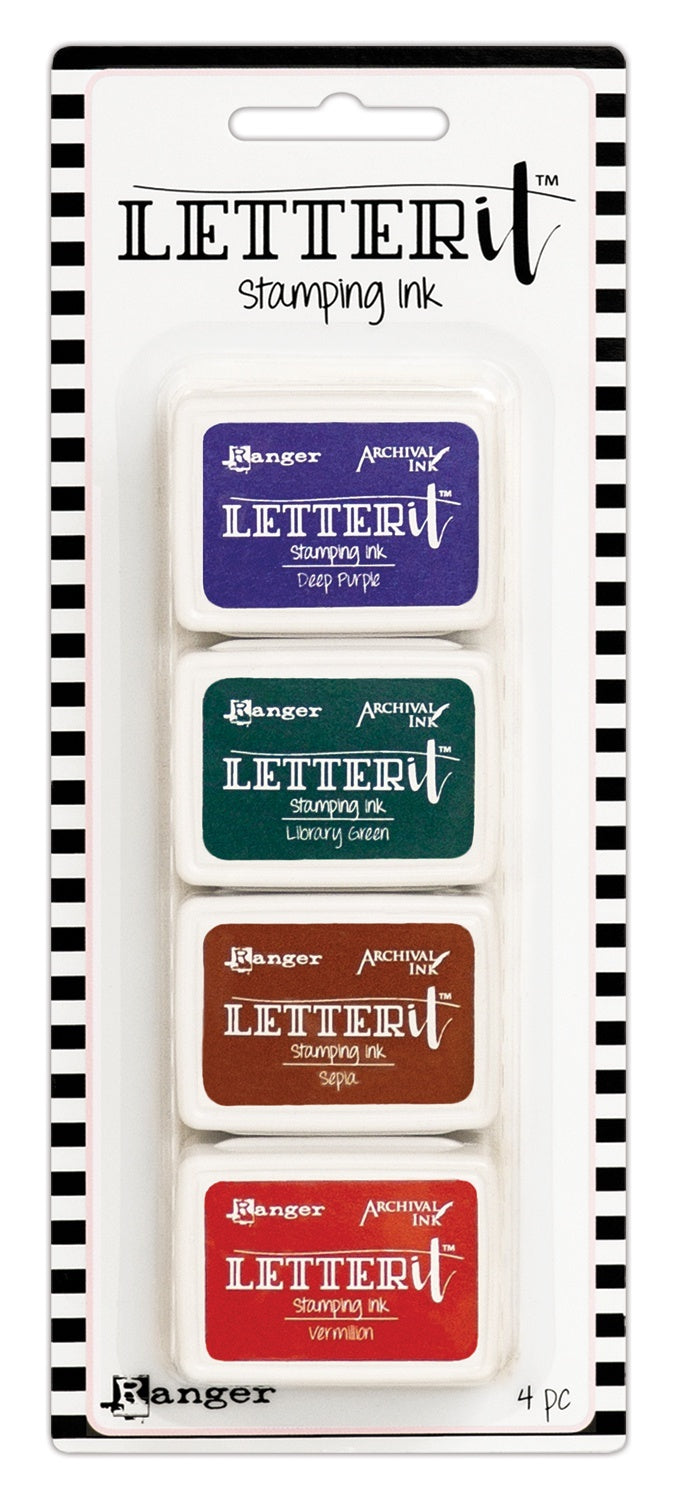 Ranger Letter It Stamping Ink Set - #4