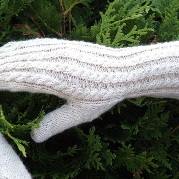 Twisted Trails Cabled Mittens