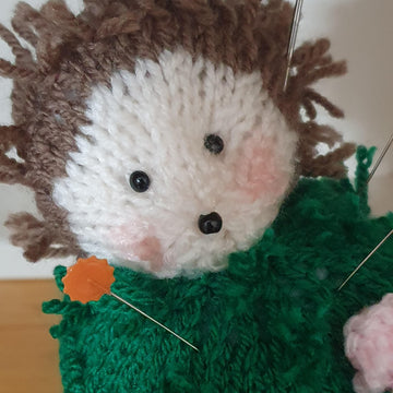 Hedgehog Pin Cushion/Whatnot Jar