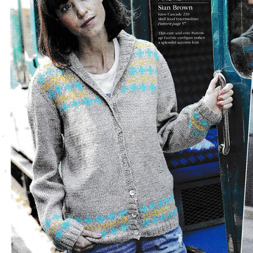 Fair Isle Shawl Collar Cardigan
