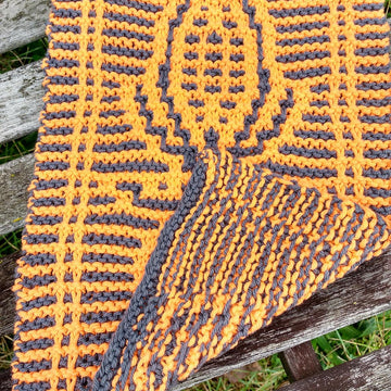 Spooky Spider Slipstitch Dishcloth