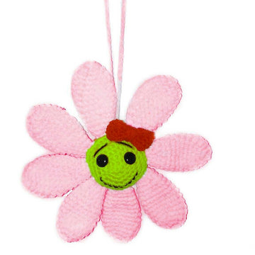 Flower pendant  crochet pattern