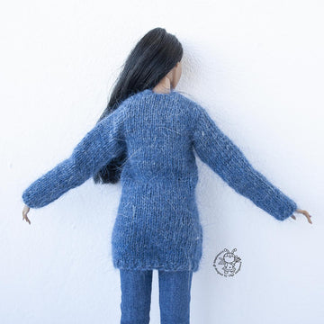 Cardigan for 12" dolls