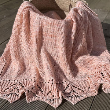 Peach Blossom Baby Blanket