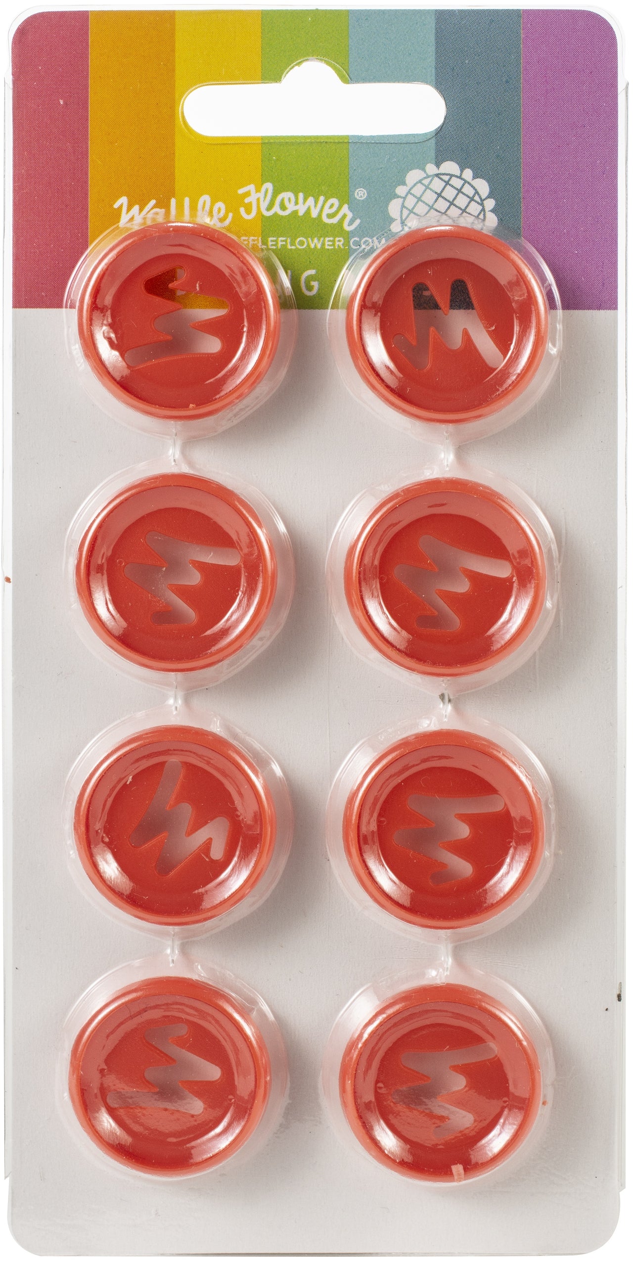 Waffle Flower Crafts Waffle Flower Binding Discs - Red