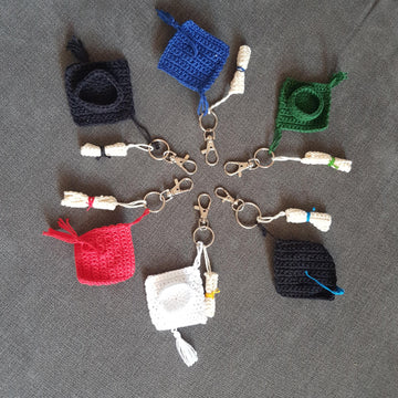 Graduation cap keyring