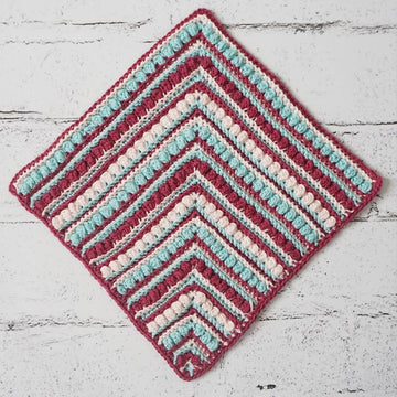 Rosettes and Ridges Washcloth