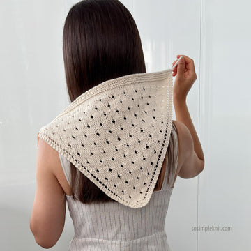 Knitted Summer Bandana