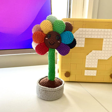 Progress Pride Sunflower Pattern