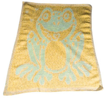 Froggy LovePrints Blanket - Overlay Mosaic Crochet Pattern