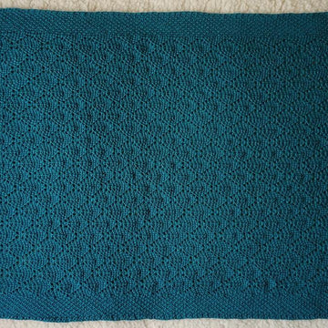 Deep forest baby blanket