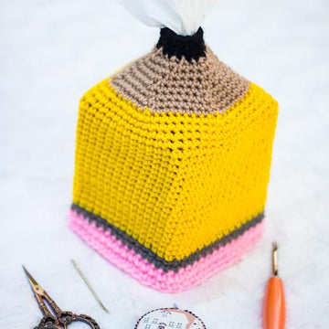 Pencil Tissue Box Cover