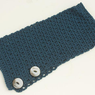 Crochet Buttoned Scarf Neckwarmer