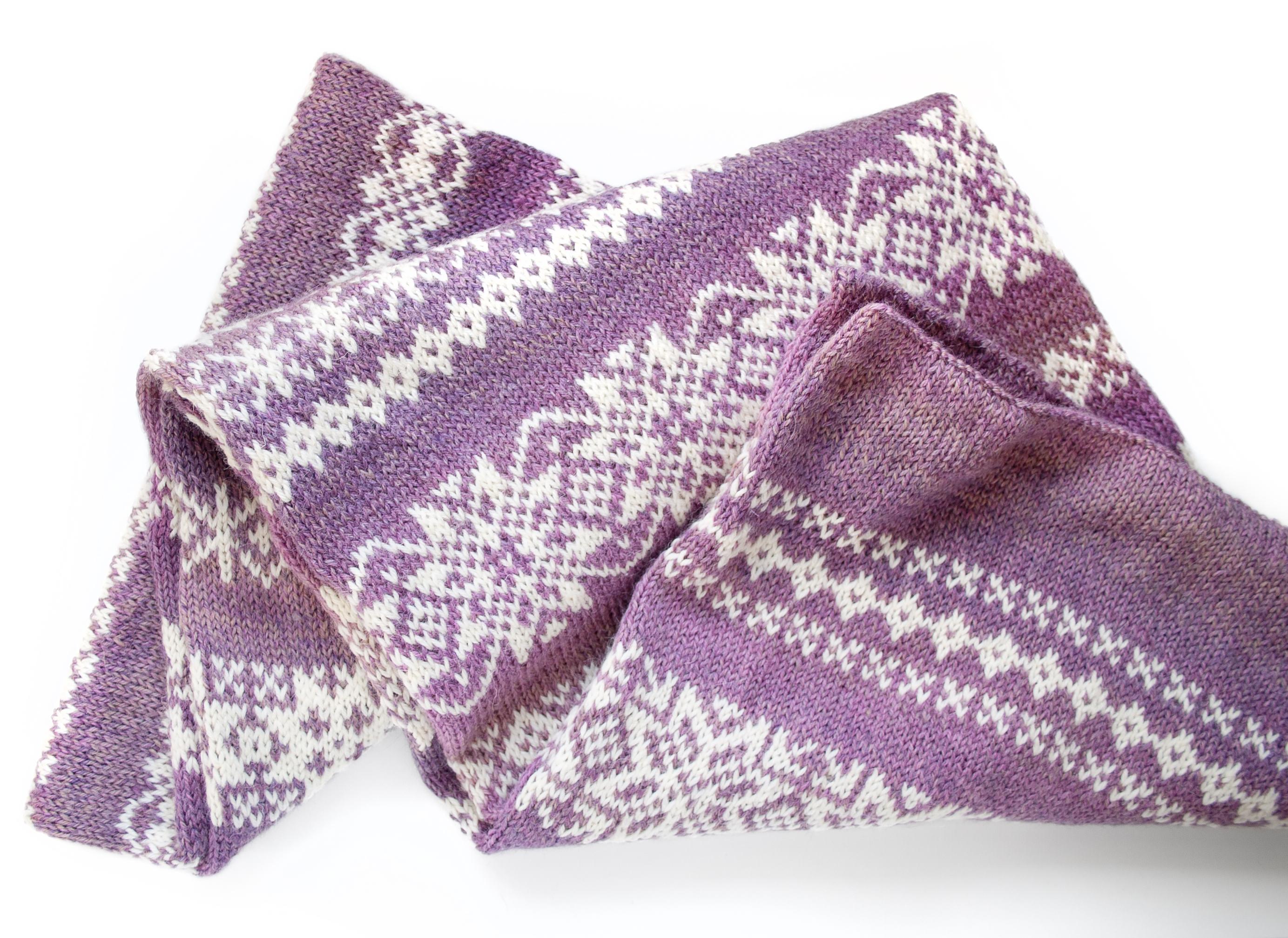 NORRSKEN Fair Isle Scarf