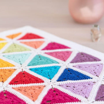 Josephine's rainbow blanket