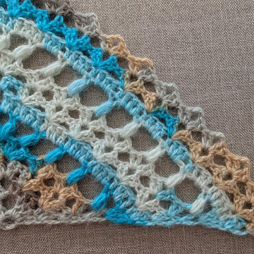 Crochet Shawl Pattern / Chart #91