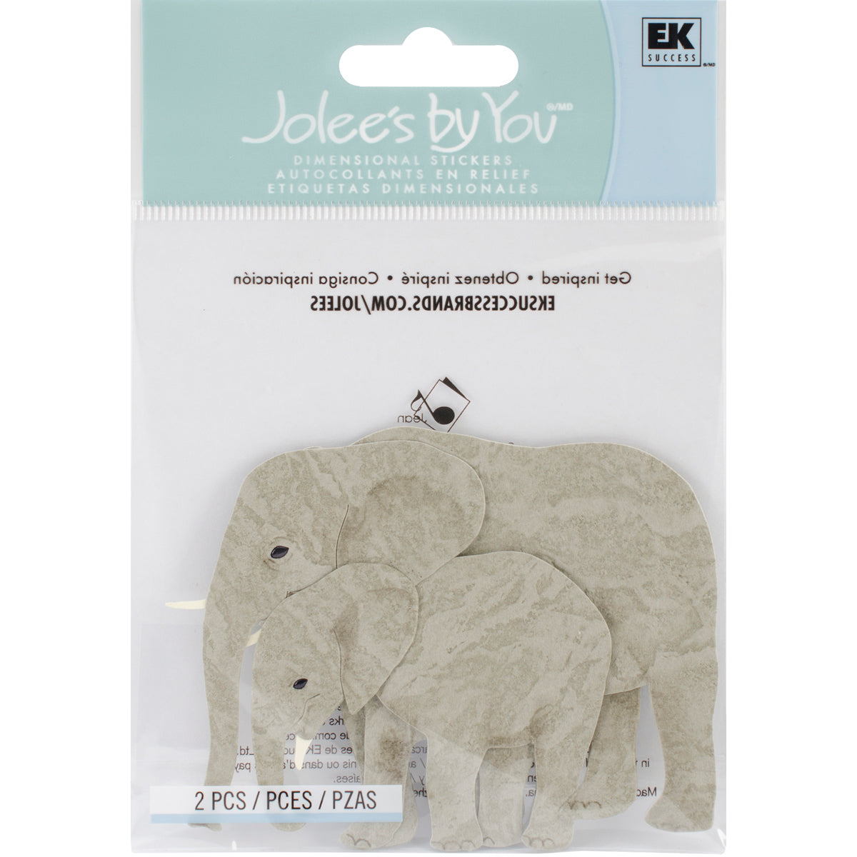 Jolee's By You Dimensional Stickers - Elephants