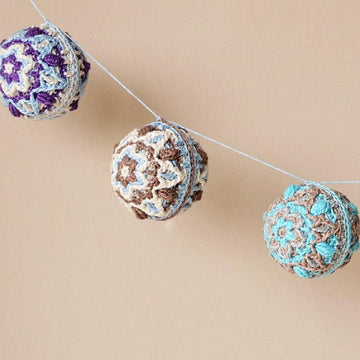 Winter Pastels Ball - overlay crochet
