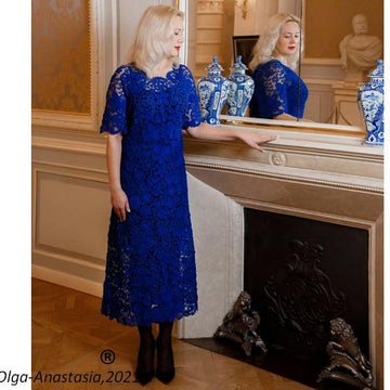 Blue Lace Dress