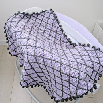 Half Double Diamond Blanket