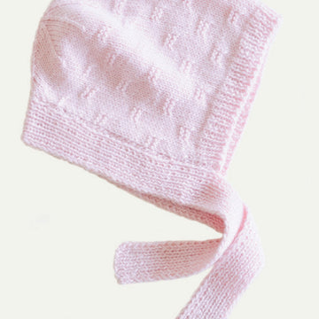 Baby Bonnet in Blue Sky Fibers Royal Petites - T15 - Downloadable PDF