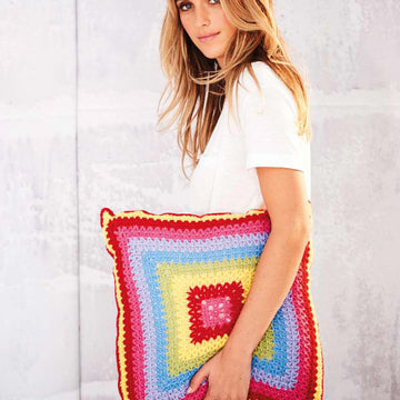 Crochet Blanket & Cushion in Stylecraft Life DK & Life Changes - 9559 - Downloadable PDF